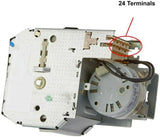 GlobPro 3355909 Washer Timer 24 Terminals 5" ½ length Approx. Replacement for and compatible with Whirlpool Heavy DUTY