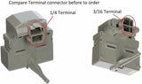 GlobPro CK513605014 Fits Embraco Compressor Start Relay 1/4 terminal old # 197D8031P001 Replacement for and compatible with GE Heavy DUTY