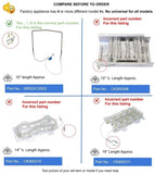 GlobPro PD00009145 AP4345195 PS2322740 EAP2322740 Fridge Defrost Heater Metal Sheath 10” length Approx. Replacement for and compatible with GE Heavy DUTY