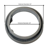 GlobPro W11106747 Washer Door Boot Seal Diameter 22" Approx. Replacement for ...