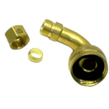 GlobPro WR57X0110 WR57X10015 WR57X10034 WR57X10049 Fridge Water Inlet Valve Only1 Coil ¼"inches hose Replacement for and compatible with GE Kenmore Heavy DUTY