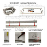 GlobPro CK900291 Range/Stove/Oven Door Gasket Seal ORIGINAL Replacement for and compatible with Maytag Heavy DUTY