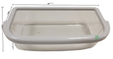 GlobPro WPW10371194 Refrigerator Shallow Door Bin 12 15/16 length Approx. Replacement for and compatible with Whirlpool KitchenAid Kenmore WPW10371194 Heavy DUTY