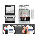 GlobPro CK900353 37050-ICE Fits Uline u-line Ice Maker Machine Cleaner 80-54081-00, 6 Bags Replacement for and Compatible with U-Line Heavy Duty