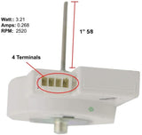 GlobPro DA31-00146C DA31-00146G DA31-00146H Fridge Evaporator Fan Motor 3" ½ length Approx. Replacement for and compatible with Samsung Heavy DUTY