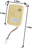 GlobPro WR60X10141 WR60X10346 WR60X27646 4322581 Refrigerator Evaporator Fan Motor Noisy 7.48in large Approx. Replacement for and compatible with General Electric WR60X10141 WR60X10346 Heavy DUTY