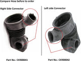 GlobPro WH45X10062 Washer Cabrios Pump Coupler Hose 7" length Approx. Replacement for and compatible with GE Heavy DUTY